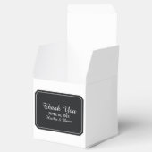 Zwart Gewoon Elegant Favoriet Dozen Bedankdoosjes (Geopend)