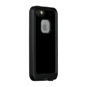 Zwart, gewoon elegant LifeProof iPhone hoesje (Achterkant / rechts)