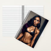 Zwart gif model Notitieboek (Binnen)