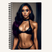 Zwart gif model Notitieboek (Voorkant)