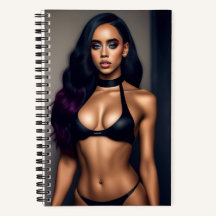 Zwart gif model Notitieboek