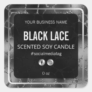 Zwart Giraffe Print Product Labels