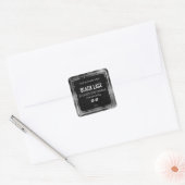 Zwart Giraffe Print Product Labels (Envelop)