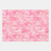 Zwart Girly Roze Waterverf Luipaard Print Inpakpapier Vel (Voorkant 2)