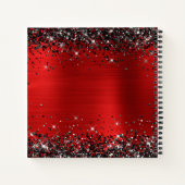 Zwart Glitter Rode Folie 50 & Fantastische Gast Notitieboek (Achterkant)
