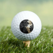 Zwart Gold Cream Western Koeienhuid Golfballen (Insitu Shirt)