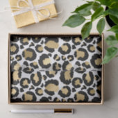 Zwart Gold-leopard afdrukken Tissuepapier (Geschenk)