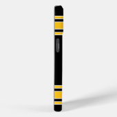 Zwart Gold Team Jersey - Aangepaste naam en nummer Case-Mate iPhone Case (Achterkant / Rechts)