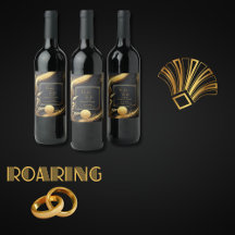  zwart goud 1920s bruiloft