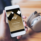 Zwart Goud 50e Cocktail Verjaardagsfeestje Kaart