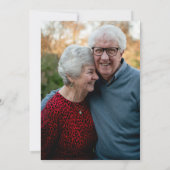 Zwart Goud 50e Jubileum Foto Kaart (Achterkant)