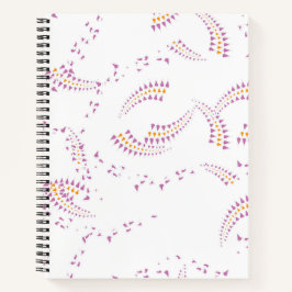 Zwart Goud Abstract Naadloos Patroon Notitieboek