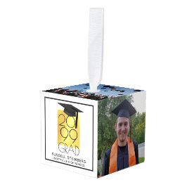 Zwart & Goud AFSTUDEERDER 5-Foto Keepsake Decoratie