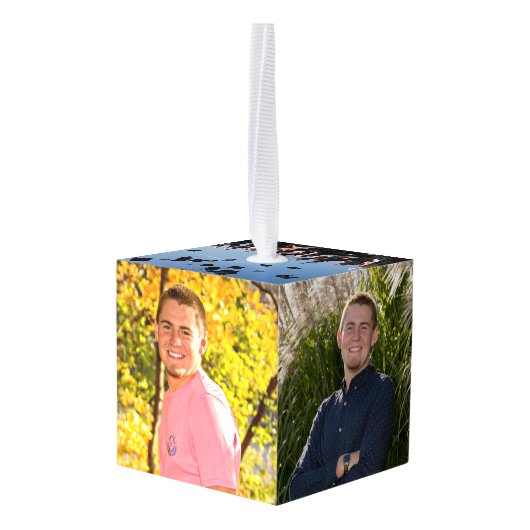 Zwart & Goud AFSTUDEERDER 5-Foto Keepsake Decoratie (Achter hoekig)