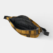 Zwart Goud Art Deco Populair Collectie Heuptasje (Open)