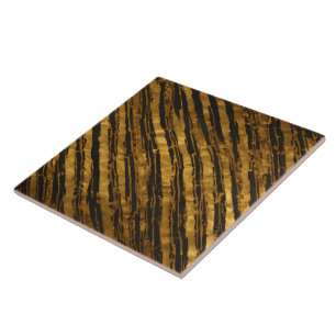 Zwart Goud  Art Deco Trendy Collectie Tegeltje