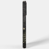 Zwart goud astrologisch patroon Case-Mate iPhone case (Achterkant / Rechts)