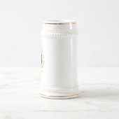 Zwart Goud Barok Groomsman Beer Stein Bierpul (Center)