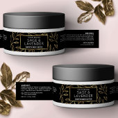 Zwart & Goud Bloemen 4 OZ Huidverzorging Cosmetisc