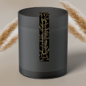 Zwart & Goud Bloemen Dunne Doos Verzegeling Produc Labels