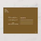 Zwart & Goud Botanische Vrolijk Kerstfeest 6 Foto Feestdagenkaart (Achterkant)