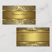 Zwart Goud Brons Elegant Visitekaartje (Voorkant / Achterkant)