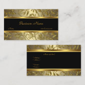 Zwart Goud Brons Elegant Visitekaartje (Voorkant / Achterkant)