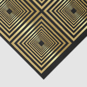 Zwart goud cadeau inpakken Tissue Papier (Detail)