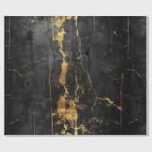 Zwart Goud  Cadeaupapier (Vlak)