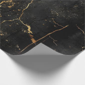 Zwart Goud  Cadeaupapier (Hoek)