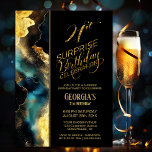 Zwart Goud Celestial Surprise 21e Verjaardagsfeest Kaart<br><div class="desc">Deze eigentijdse hemelse uitnodiging is perfect voor een verrassend 21e verjaardagsfeest. Het biedt gebruiksvriendelijke sjablonen die het personaliseren van de uitnodiging een fluitje van een cent maken. U kunt kiezen uit verschillende papiersoorten en hoekstijlen om een unieke touch aan uw uitnodigingen toe te voegen.</div>