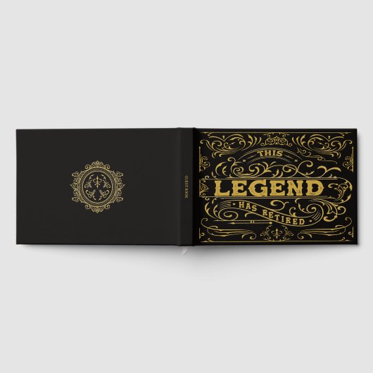 Zwart Goud Classic Legend Pensioen Gastenboek (Volledig)
