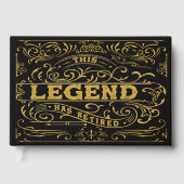  Zwart Goud Classic Legend Pensioen Gastenboek (Voorkant)