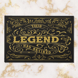  Zwart Goud Classic Legend Pensioen Gastenboek