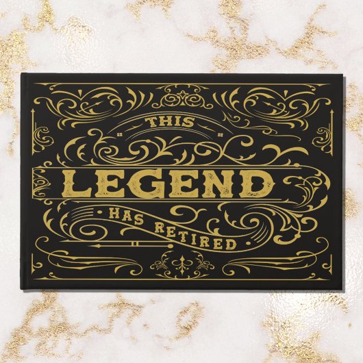  Zwart Goud Classic Legend Pensioen Gastenboek