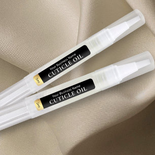 Zwart & Goud Cosmetische Buis Twist Pen 3ml 5ml Et Labels