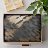 Zwart Goud Crème Luipaard Dierenprint Tissuepapier (Geschenk)