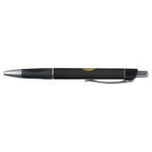 Zwart Goud Custom Monogram Initialen Naam Luxury Pen (Bodem)
