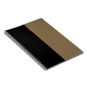 Zwart & Goud CUSTOM Notitieboek (Rechterzijde)