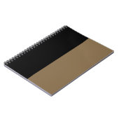 Zwart & Goud CUSTOM Notitieboek (Linkerzijde)