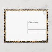 Zwart Goud Dank U Gatsby Zwart Art Deco Bruiloft Briefkaart (Achterkant)