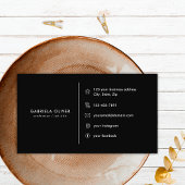 Zwart Goud Diamant Initiaal G Social Media Monogra Visitekaartje