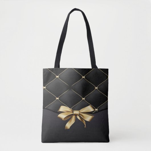 Zwart & Goud Diamond Tas (Voorkant)