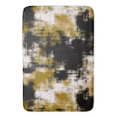 Zwart goud en wit badmat (Voorkant Verticaal)