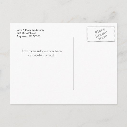 Zwart-Goud en Wit Monogram Foto Afstuderen Uitnodiging Briefkaart (Achterkant)