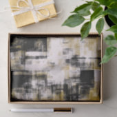 Zwart goud en wit tissuepapier (Geschenk)