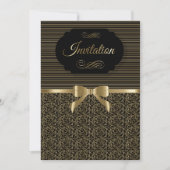 Zwart & Goud Feestelijke Viering | Doe-het-zelf Te Kaart (Voorkant)