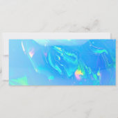 Zwart & Goud Feestticket Kaart (Achterkant)