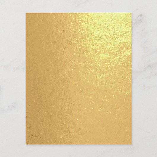 Zwart Goud Gedrukte Naam Trouwplaats Kaart (Achterkant)