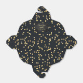 Zwart Goud Geel Glitter Feest  Bedankdoosjes (Uitgevouwen)